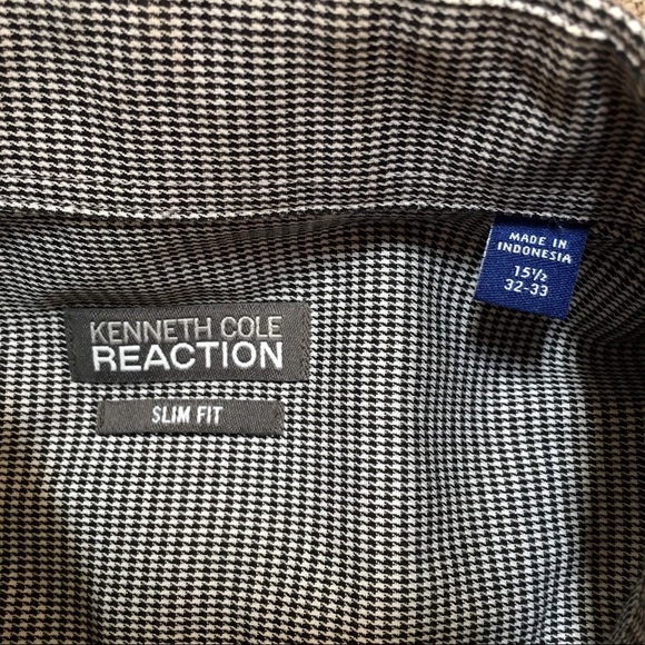 Kenneth Cole Reaction Slim Fit 15.5/32-33 - Picture 2 of 5